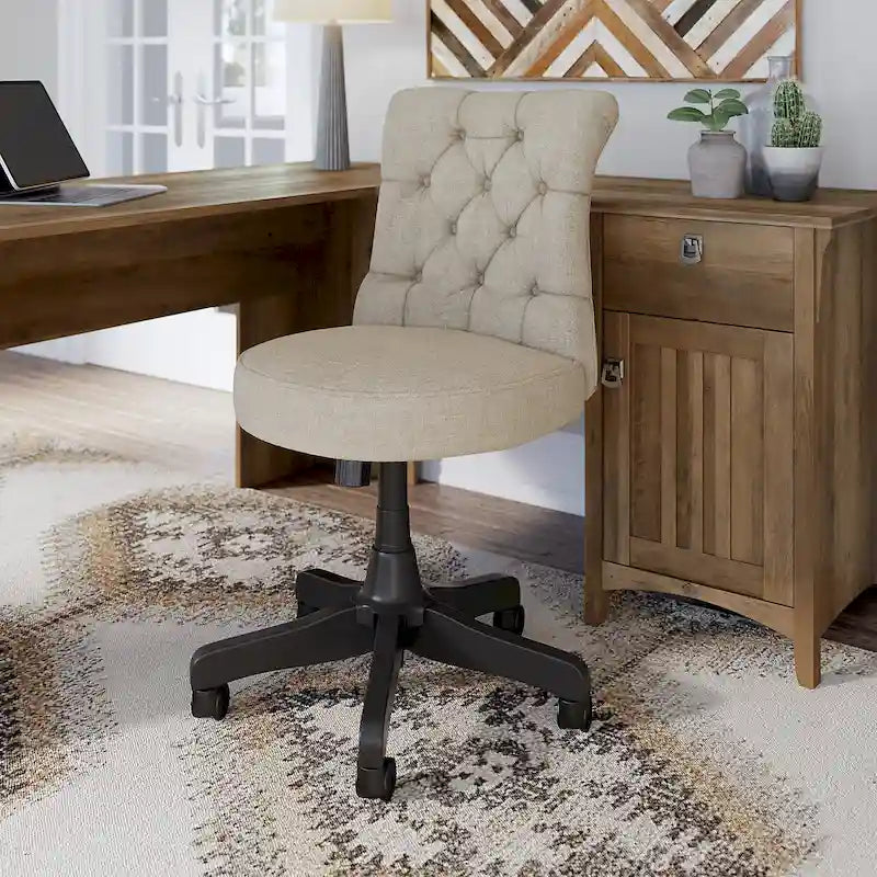 Mid Back Tufted Office Chair