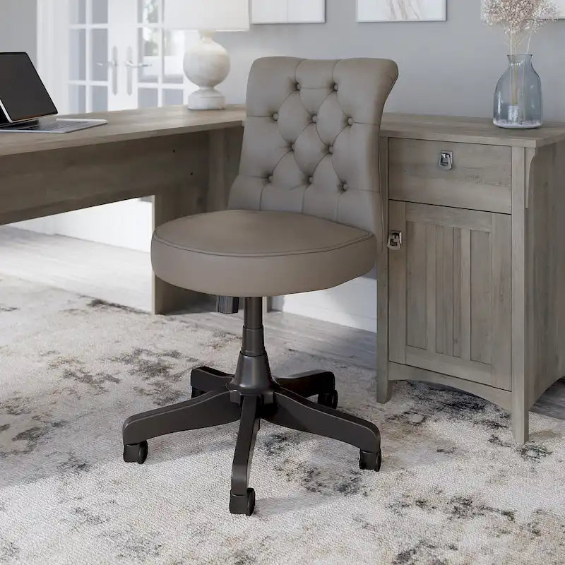 Mid Back Tufted Office Chair