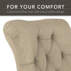 Mid Back Tufted Office Chair