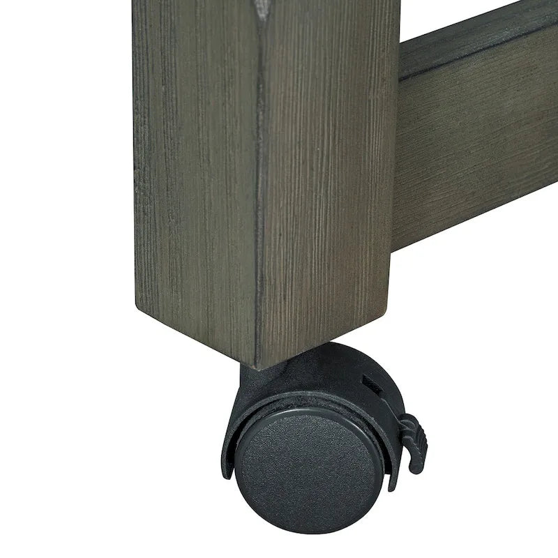 Kitchen Island with Extendable Table, USB Outlets and Storage