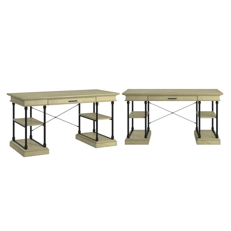 Cornice 1-Drawer Storage Writing Desk