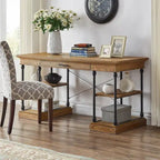 Dubrovnik Cornice 1-Drawer Storage Writing Desk