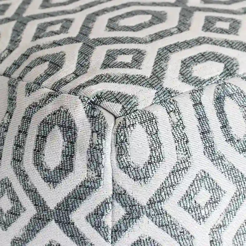 Indoor/Outdoor Square Pouf Ottoman 18x18