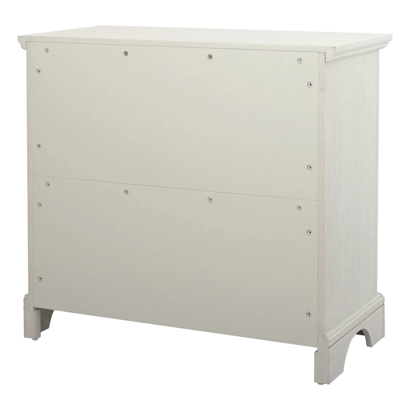 3-Drawer Chest with Rustic Finish