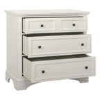 3-Drawer Chest with Rustic Finish