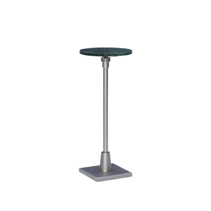 Adjustable Drink Table with Marble Top