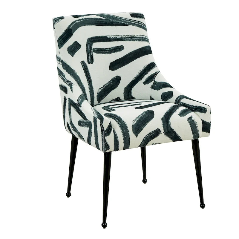 Velvet Dining Chair with Stainless Steel Legs