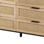 6-Laden opbergkast van rotan, 150 cm breed