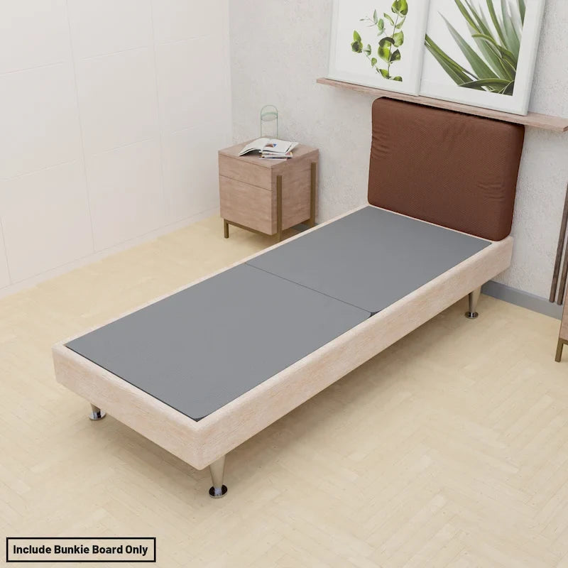 1.5-Inch Split Bunkie Board for Mattress Support – Gray