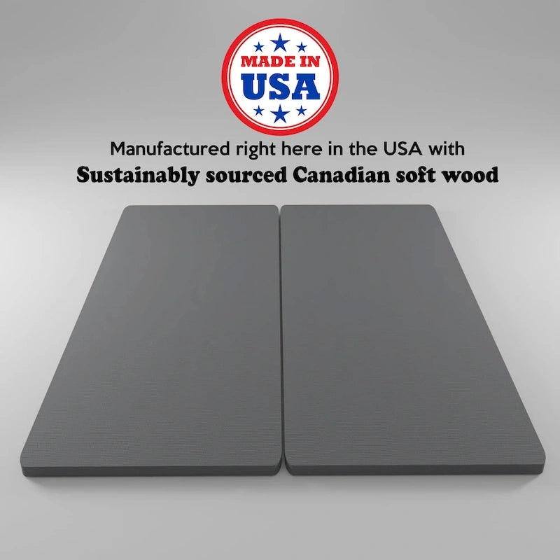 1.5-Inch Split Bunkie Board for Mattress Support – Gray
