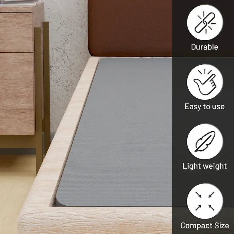 1.5-Inch Split Bunkie Board for Mattress Support – Gray