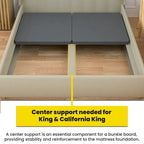 1.5-Inch Split Bunkie Board for Mattress Support – Gray