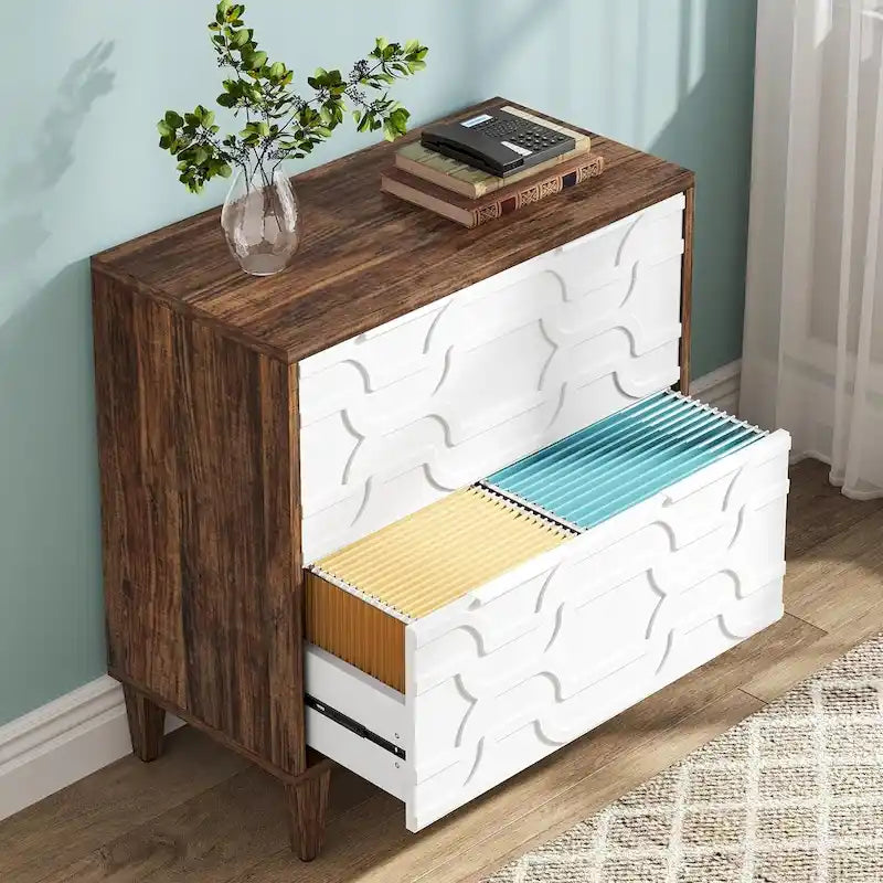 2-Drawer Lateral File Cabinet for Home Office