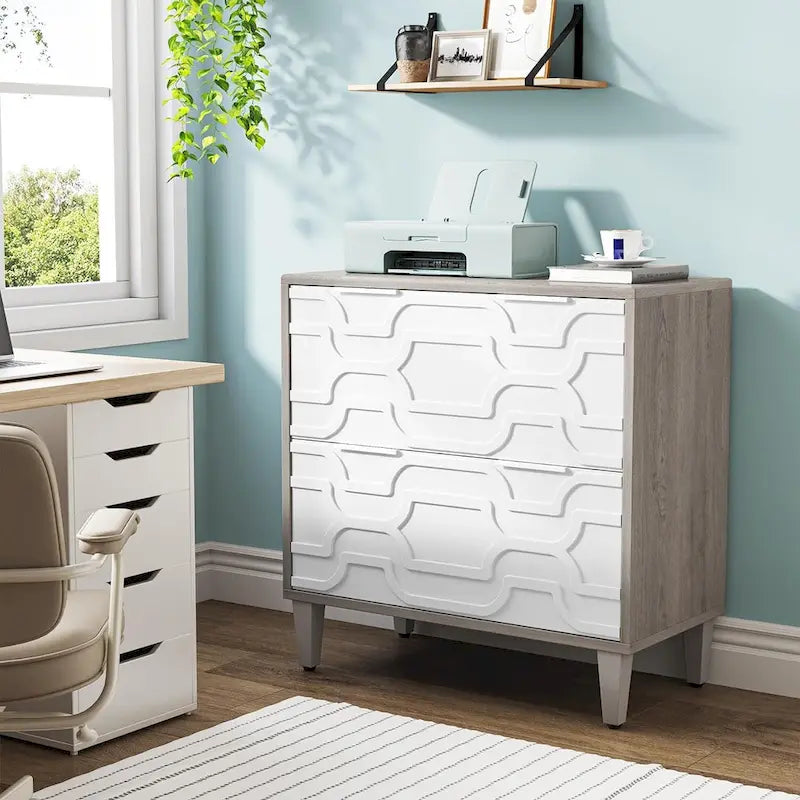 2-Drawer Lateral File Cabinet for Home Office
