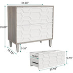 2-Drawer Lateral File Cabinet for Home Office