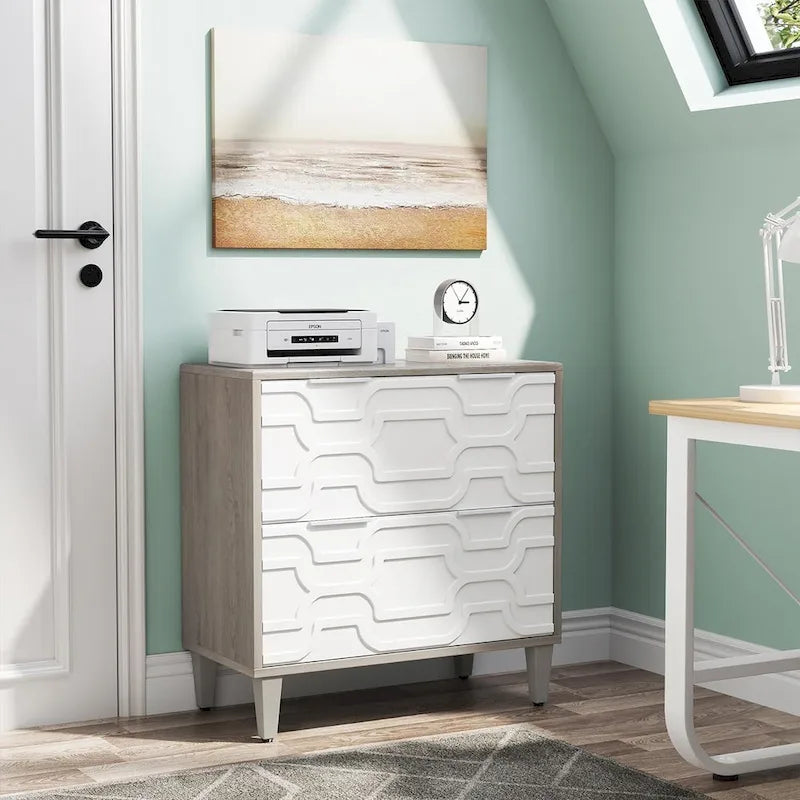 2-Drawer Lateral File Cabinet for Home Office