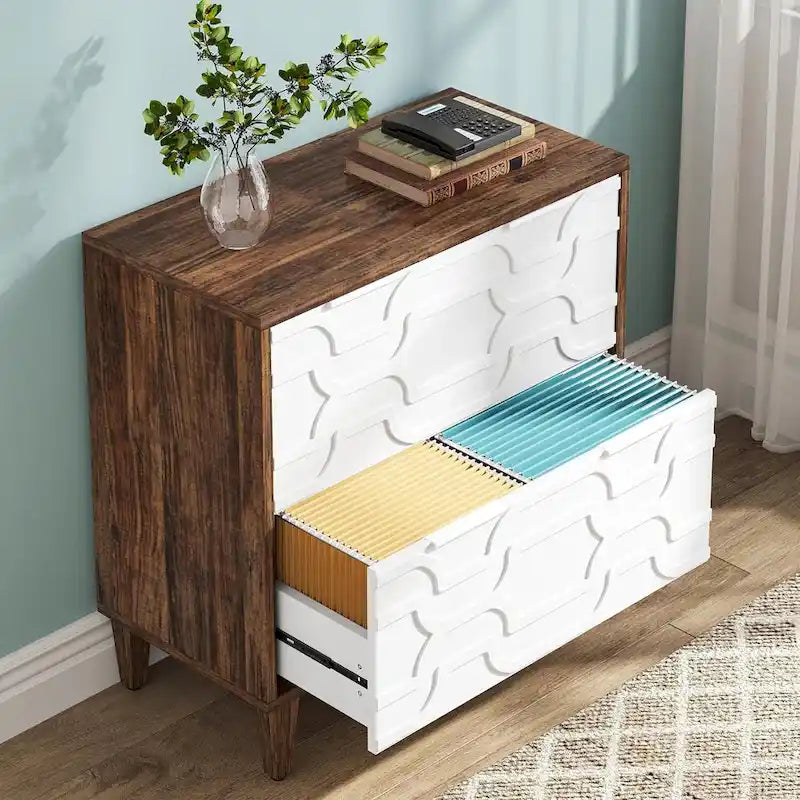 2-Drawer Lateral File Cabinet for Home Office