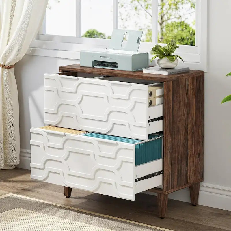 2-Drawer Lateral File Cabinet for Home Office