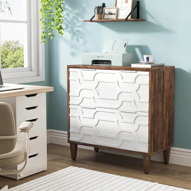 2-Drawer Lateral File Cabinet for Home Office
