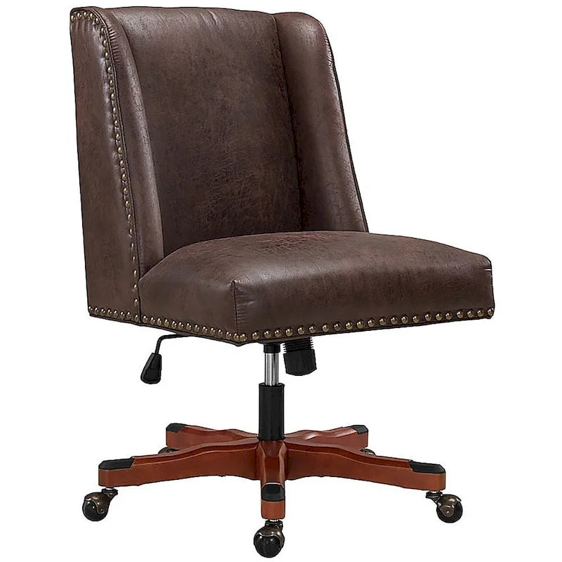 Home Office Swivel Chair with Adjustable Height and Casters