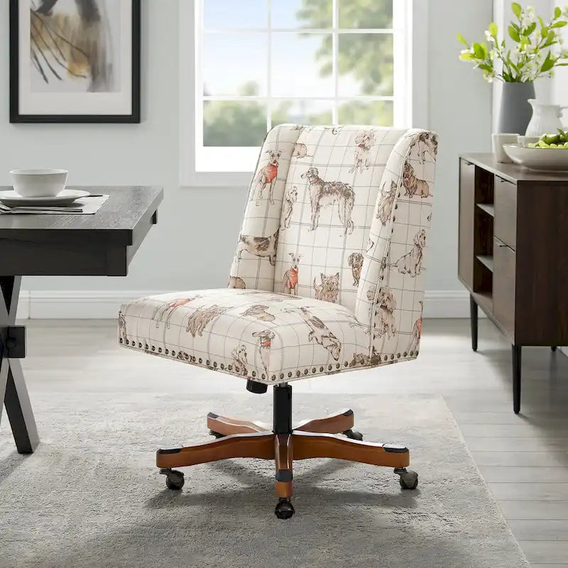 Home Office Swivel Chair with Adjustable Height and Casters