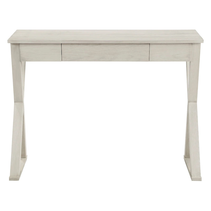 Writing Desk with X-Frame Design and Storage Drawer