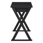 Writing Desk with X-Frame Design and Storage Drawer