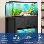 40-50 Gallon Aquariummeubel met Kast en Stopcontacten