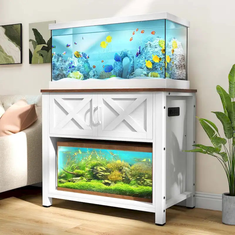 40-50 Gallon Aquariummeubel met Kast en Stopcontacten