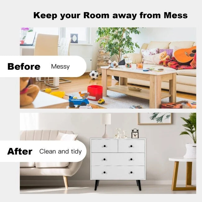 Ladekast met 4 lades – Wit
