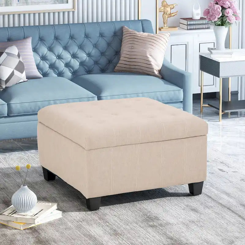 Storage Ottoman with Lid