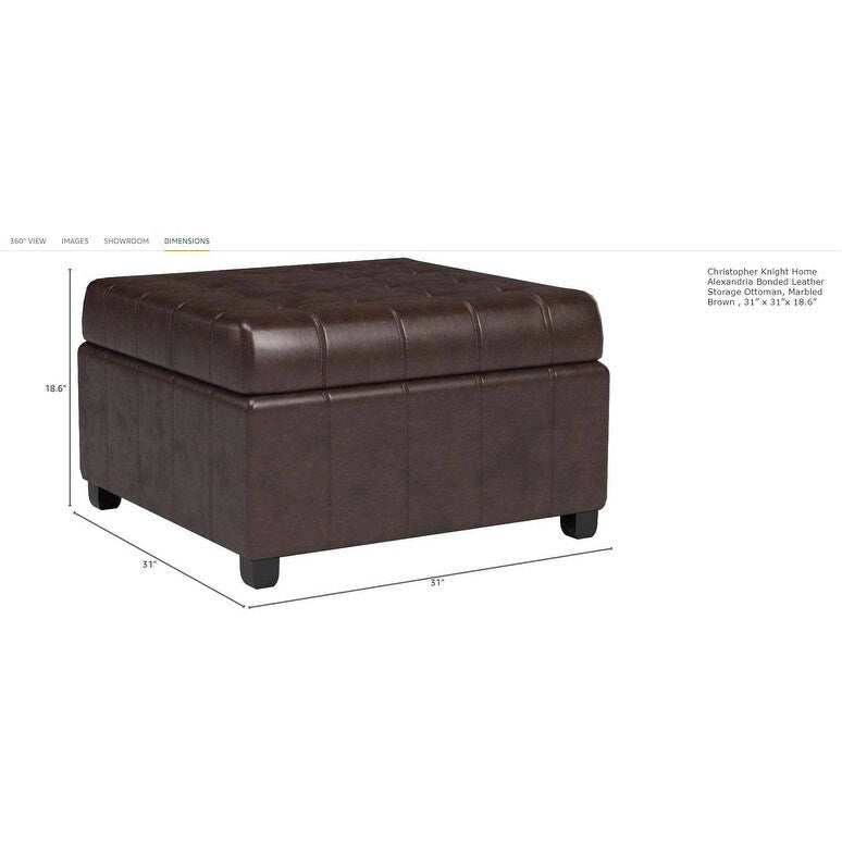 Storage Ottoman with Lid