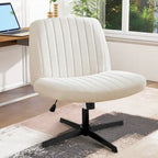 Adjustable Fabric Office Chair with Swivel Base