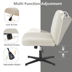 Adjustable Fabric Office Chair with Swivel Base