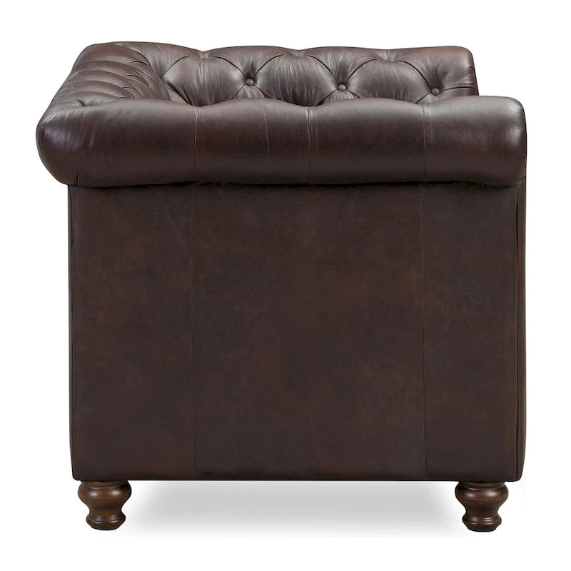 Lyon Lounge Chair - Genuine Italian Leather