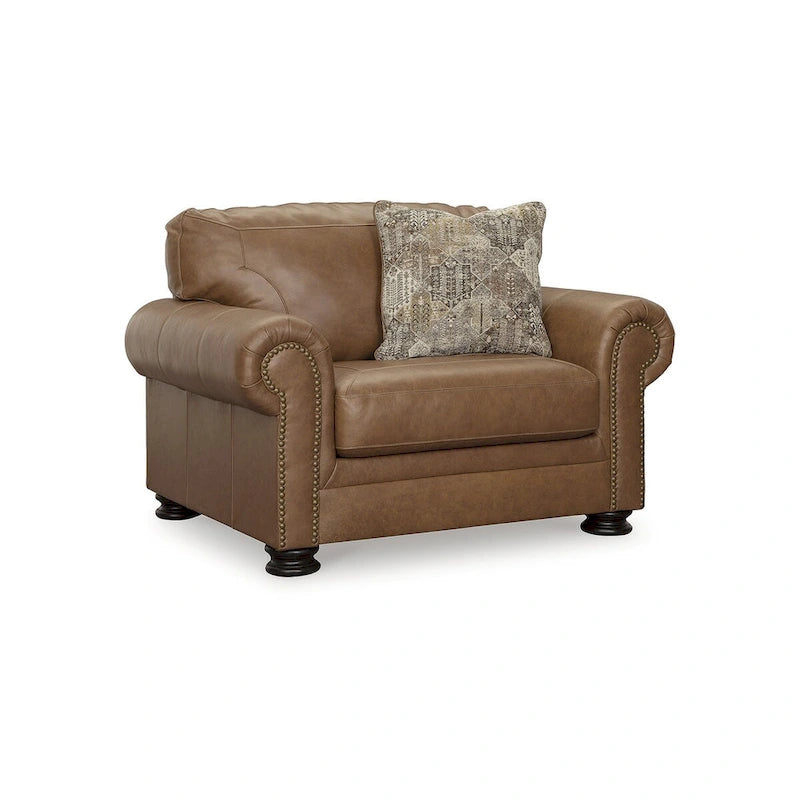 Caramel Oversized Chair - 54W x 40D x 40H