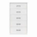 Ameriwood Home BrEZ Build Pearce Tall 5 Drawer Dresser