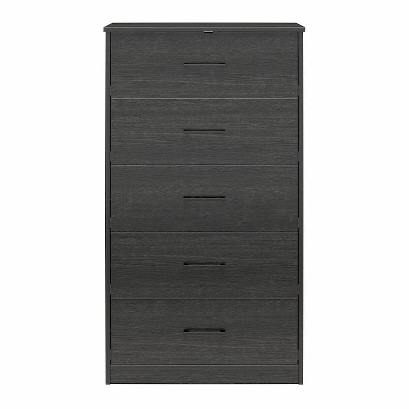 Hoge dressoir met 5 laden en soepele metalen rails