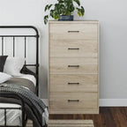 Hoge dressoir met 5 laden en soepele metalen rails