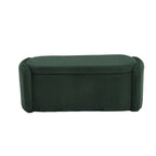 Upholstered Storage Ottoman Bench with Safety Hinge