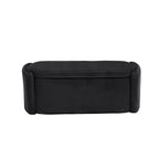 Upholstered Storage Ottoman Bench with Safety Hinge