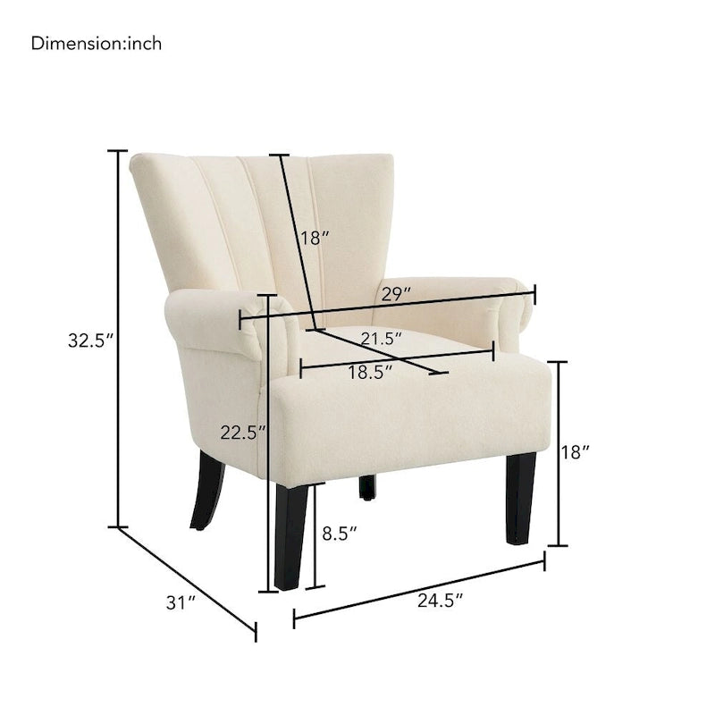 Fabric Accent Chair